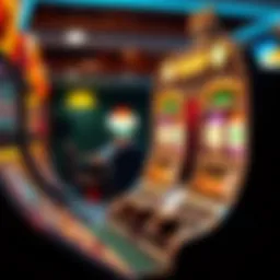 Visual representation of penny gaming mechanics