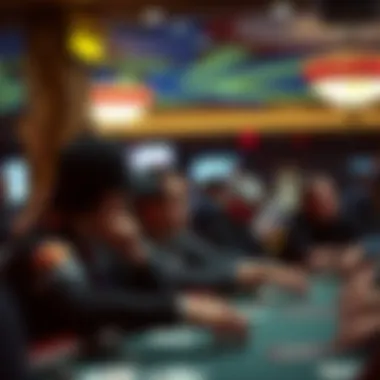Tournament Excitement Exciting poker tournament action