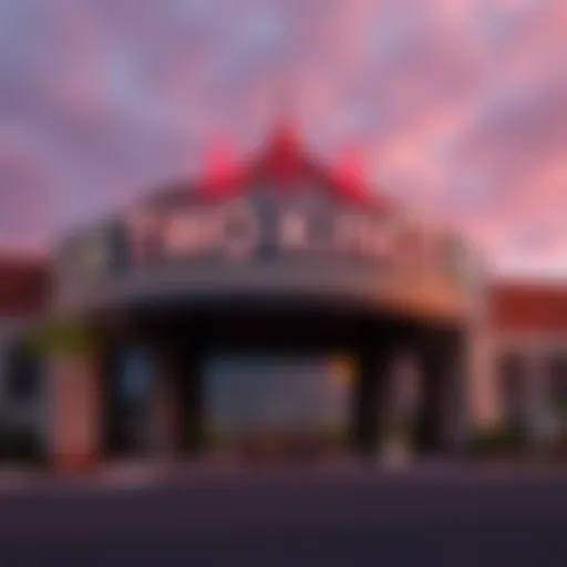 Exterior view of Two Kings Casino showcasing its modern architecture