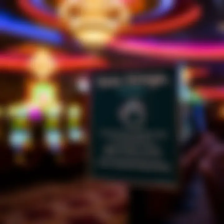 Responsible Gambling Practices at Two Kings Casino Responsible gambling signage promoting safe practices within the casino