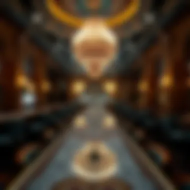 The Allure of Venetian Bar Décor Elegant Venetian bar setting with intricate decor