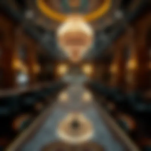 The Allure of Venetian Bar Décor Elegant Venetian bar setting with intricate decor