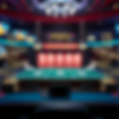 Tournament Bracket Overview An illustration of tournament brackets representing player matchups