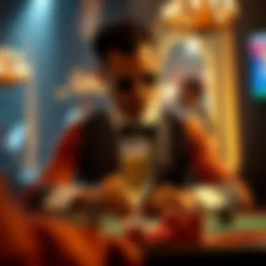 Xavier Mortimer's artistic storytelling during a performance