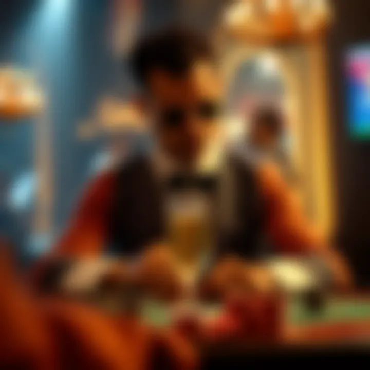 Xavier Mortimer's artistic storytelling during a performance