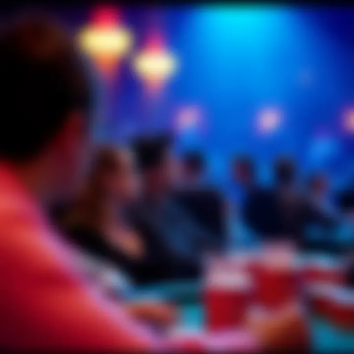 An audience mesmerized by the magic performance