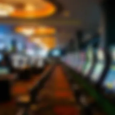 Inside view of Virginia horse racing venue