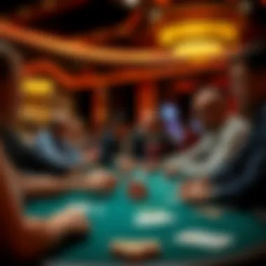 Players engaged in a Five Card Cash game