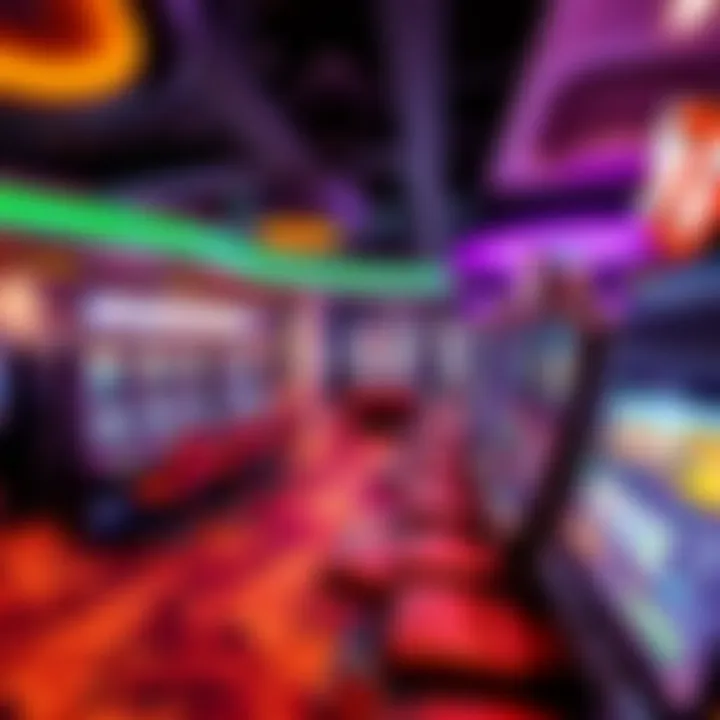 Modern casino interior featuring Ghostbusters slot machines