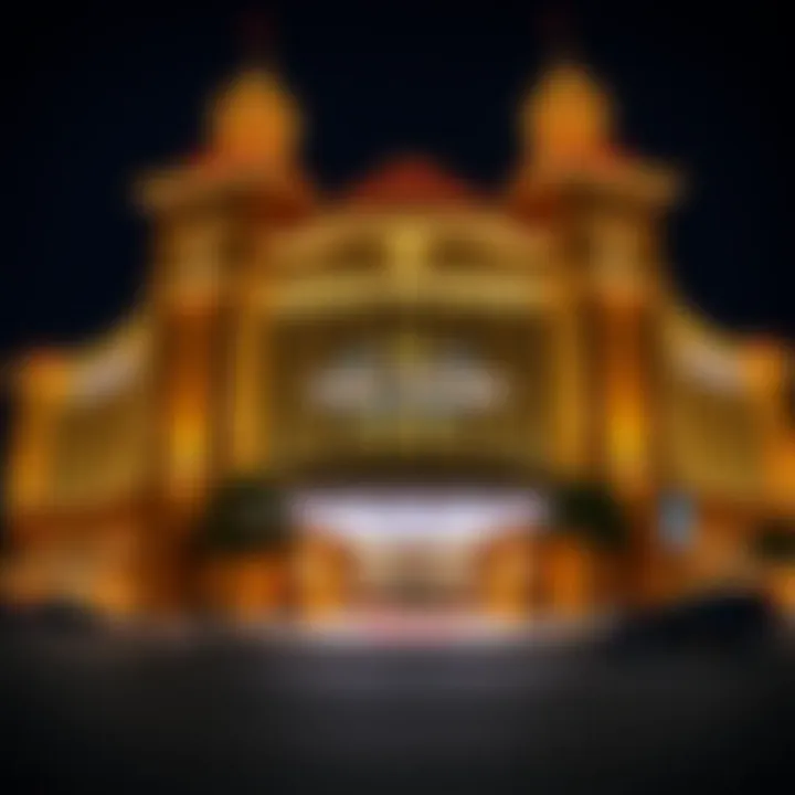 Elegant exterior view of Gold Nugget Casino