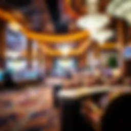 Luxurious lobby of Gold Strike Casino