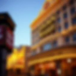 Golden Nugget casino facade showcasing iconic architecture