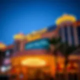 The Grand Entrance of Golden Nugget Texas Exterior view of Golden Nugget Texas showcasing its grandeur