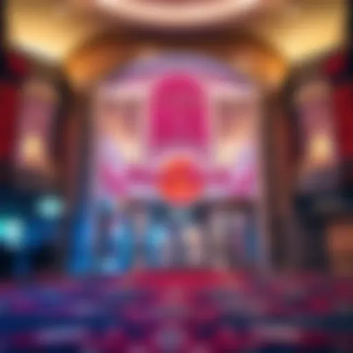 Elegant view of the Hard Rock Casino Gary entrance