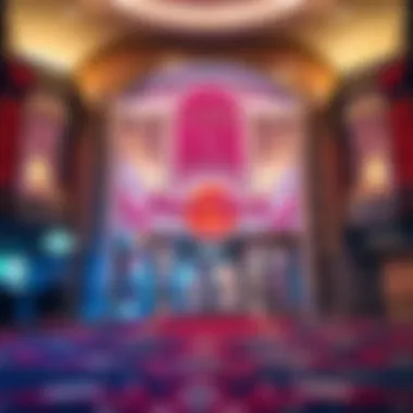 The Grand Entrance of Hard Rock Casino Gary Elegant view of the Hard Rock Casino Gary entrance
