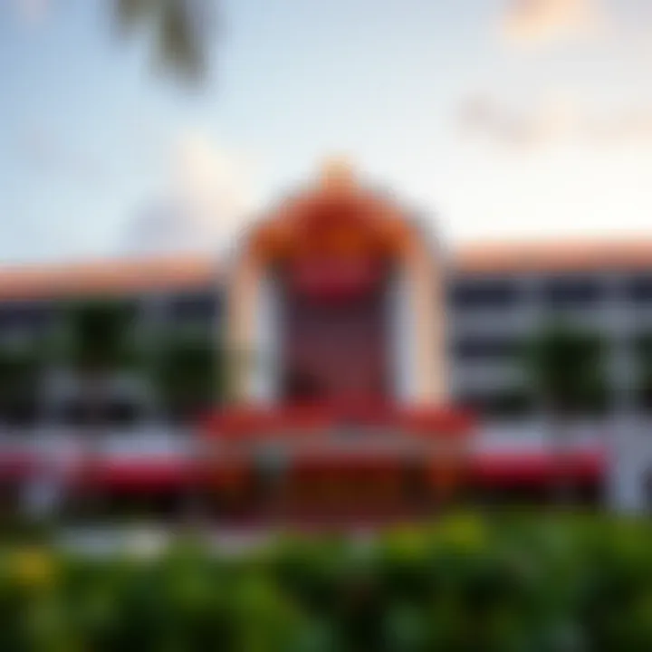 Iconic Landmark in Miami Exterior view of Hard Rock Casino Miami