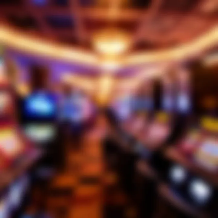 Luxurious gaming floor at Hard Rock Hotel Casino NJ