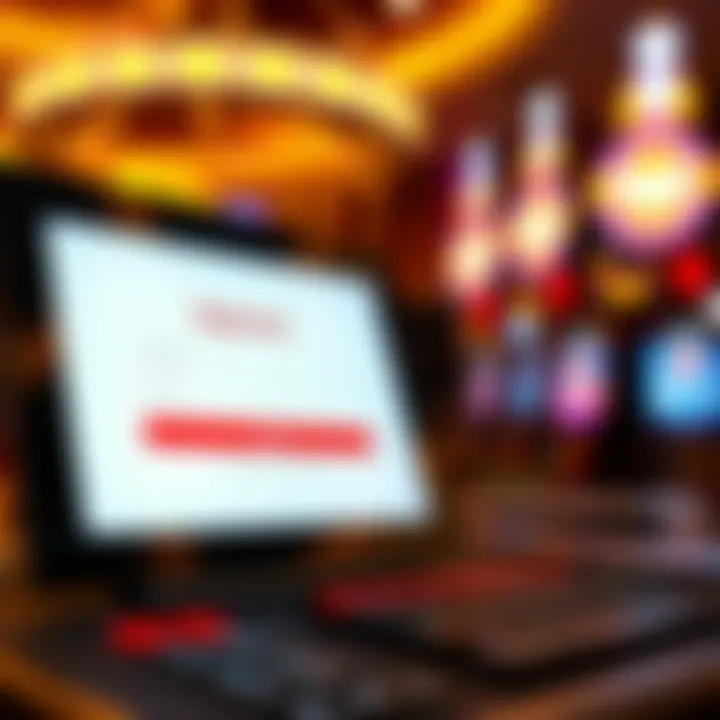 Registration form interface displayed on a digital device