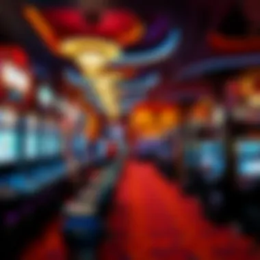 Diverse Gaming Options at Harrah's Gambling floor filled with a variety of gaming machines and tables