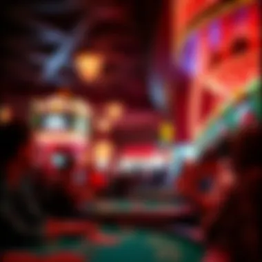 Vibrant nightlife scene at Horseshoe Casino Maryland