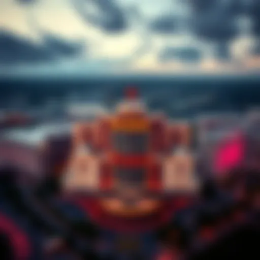 A stunning aerial view of Horseshoe Casino Tunica showcasing its grandeur.