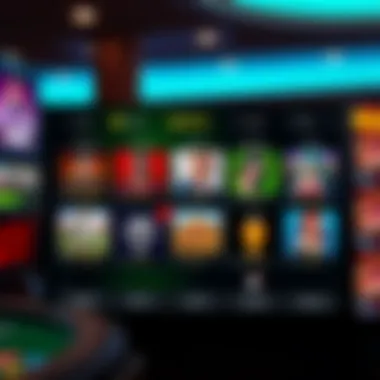 Screenshot of Ignition Casino's game selection interface