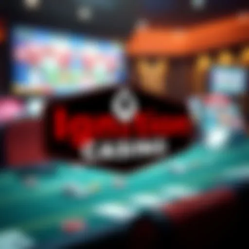 Ignition Casino logo showcasing its brand identity