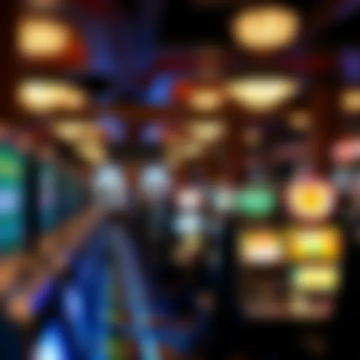 Interior shot of the gaming floor filled with various slots and table games