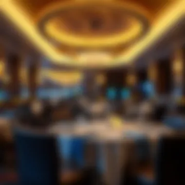 Sophisticated Dining Experience at Lake Las Vegas Casino Elegant dining area inside Lake Las Vegas Casino