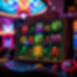 Visual representation of the Land of Zenith slot interface