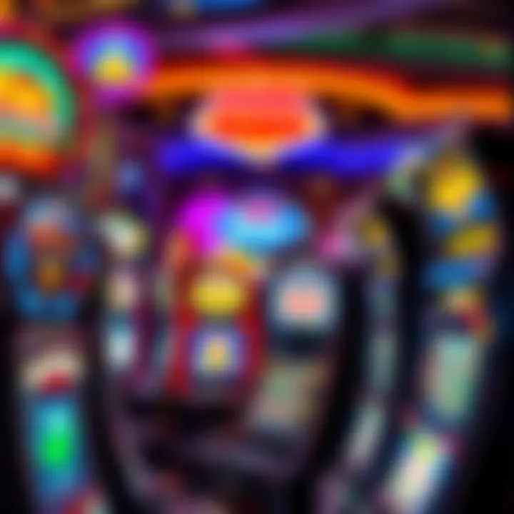 A collage of various slot machines available in Las Vegas casinos