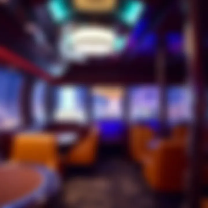 Inside the Linq High Roller Cabin Interior cabin of Linq High Roller showcasing modern design and spacious seating