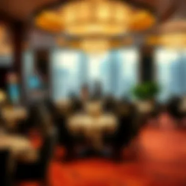 Gourmet Dining at Mandarins Casino Elegant dining area featuring gourmet cuisine
