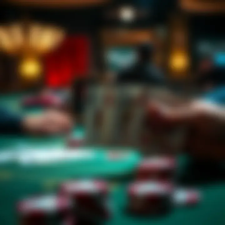 Intricate Card Counting Techniques Illustration of intricate card counting methods in play