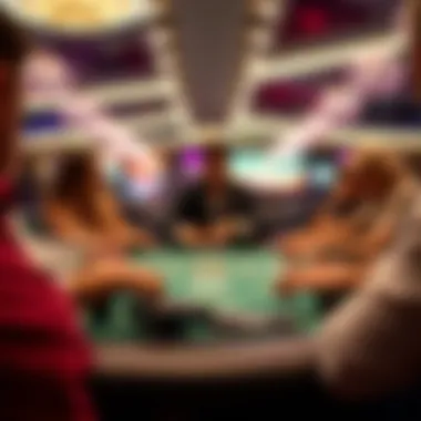 Visual representation of Ultimate Texas Hold'em gameplay