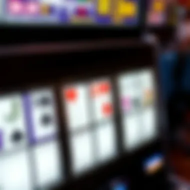 Understanding Video Poker Mechanics A detailed view of a video poker machine displaying various cards and paylines