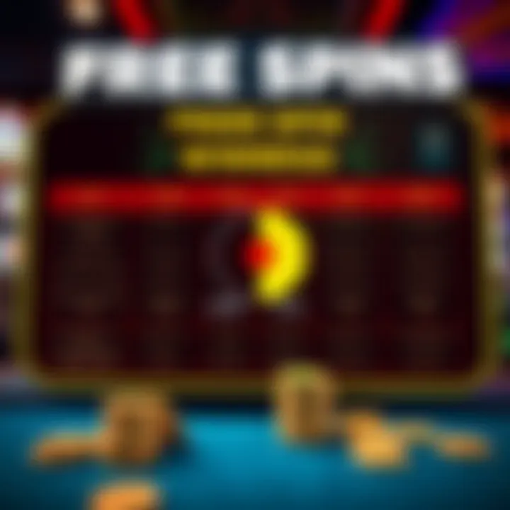 Chart demonstrating strategies to maximize winnings from free spins