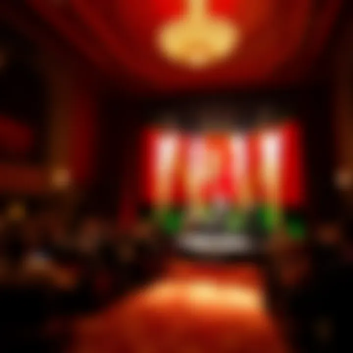 A captivating live performance at Mirage's renowned entertainment venue