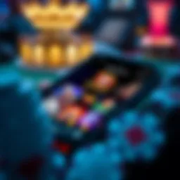 Mobile casino app interface showcasing various games