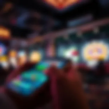 The Evolution of Mobile Gaming in Casinos Conceptual image of mobile gaming in the casino industry