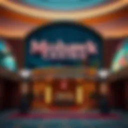 Entrance view of Mohawk Casino during daytime