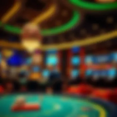 The Allure of Casino Ambiance Luxurious casino interior showcasing vibrant atmosphere