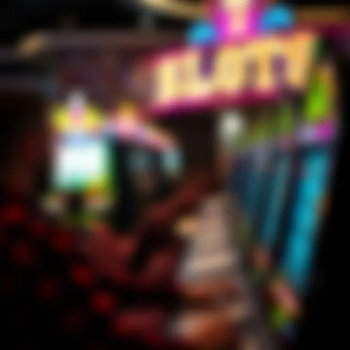 Player enjoying a thrilling online slots experience