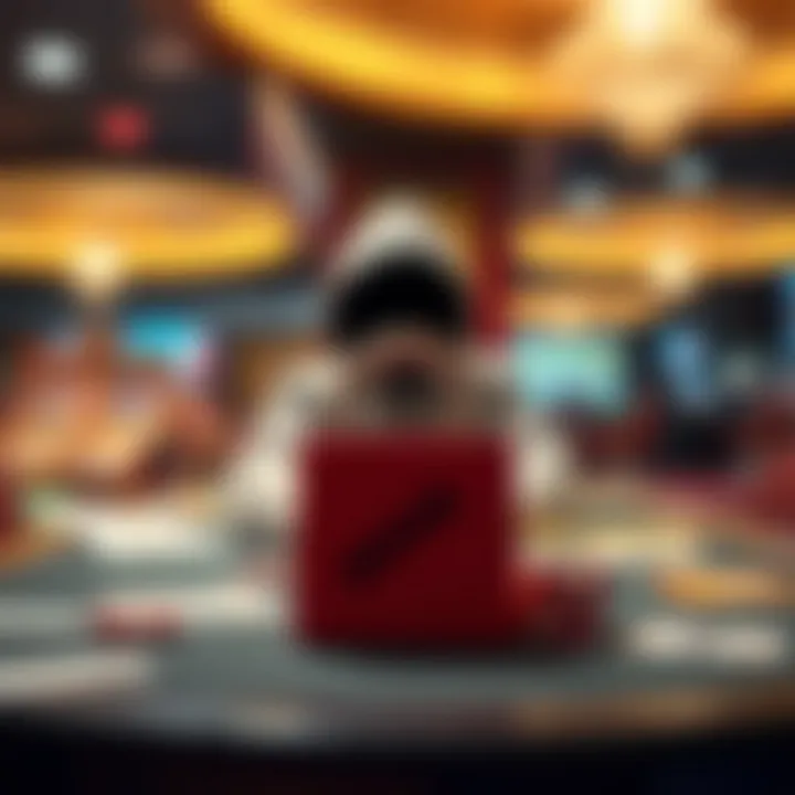 Graphic illustrating the importance of security measures in online gambling