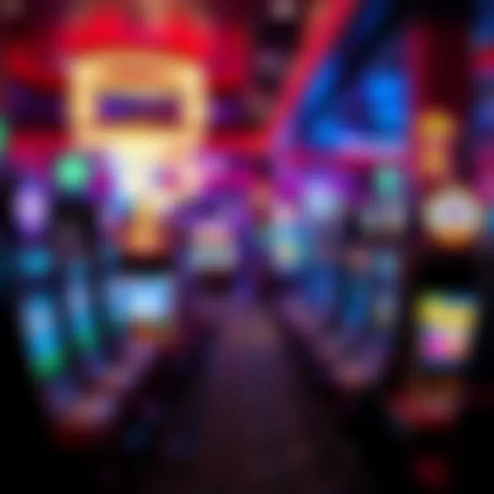 Dynamic Casino Experience Casino area highlighting innovative gaming machines and vibrant atmosphere.