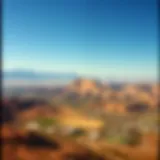 Aerial view of Utah's landscape with mountains