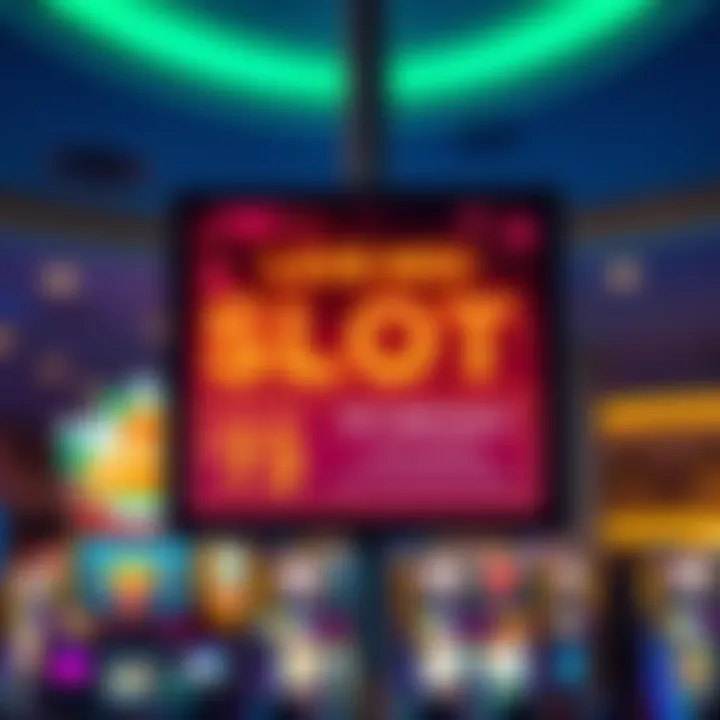 Casino Promotions for Slot Players A promotional sign highlighting special offers for slot players