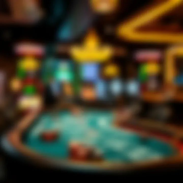 Diverse game options available at a casino event