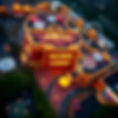 Aerial View of Hollywood Casino Aerial view of Hollywood Casino showcasing its grandeur