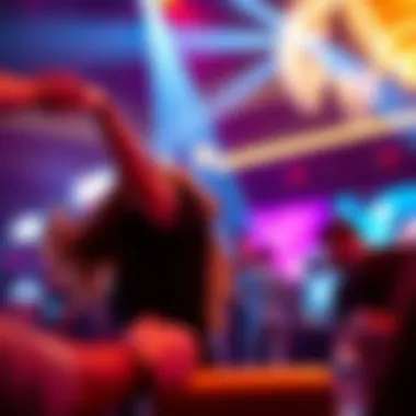 Dynamic Entertainment at Palms Energetic live entertainment performance